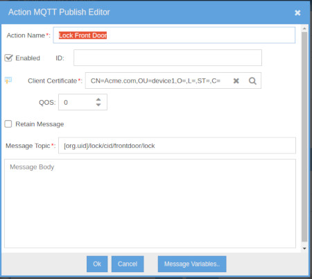 GroveStreams - MQTT Action Package